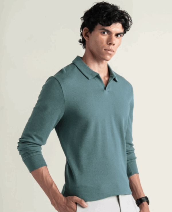 Full Sleeve Polo T Shirt - Image 3